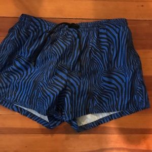 Zara Men’s Swim Shorts Zebra Print Medium